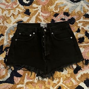 Agolde Black Shorts